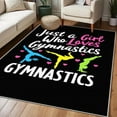 thumbnail image 3 of 1PC Colorful Gymnastics Themed Area Rug Partial Carpet, Lightweight Washable Easy-to-Clean Carpet Mat Festival Gift, Suitable for Bedroom, Living Room, Office, Balcony, Corridor, Room Accessones, 3 of 8