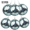 thumbnail image 4 of 12 Pcs Mirror Balls Disco Dj Dance Decorative Stage Lighting Home, 4 of 5