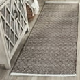 thumbnail image 2 of SAFAVIEH Boston Donnchad Striped Cotton Area Rug, Brown, 5' x 8', 2 of 10