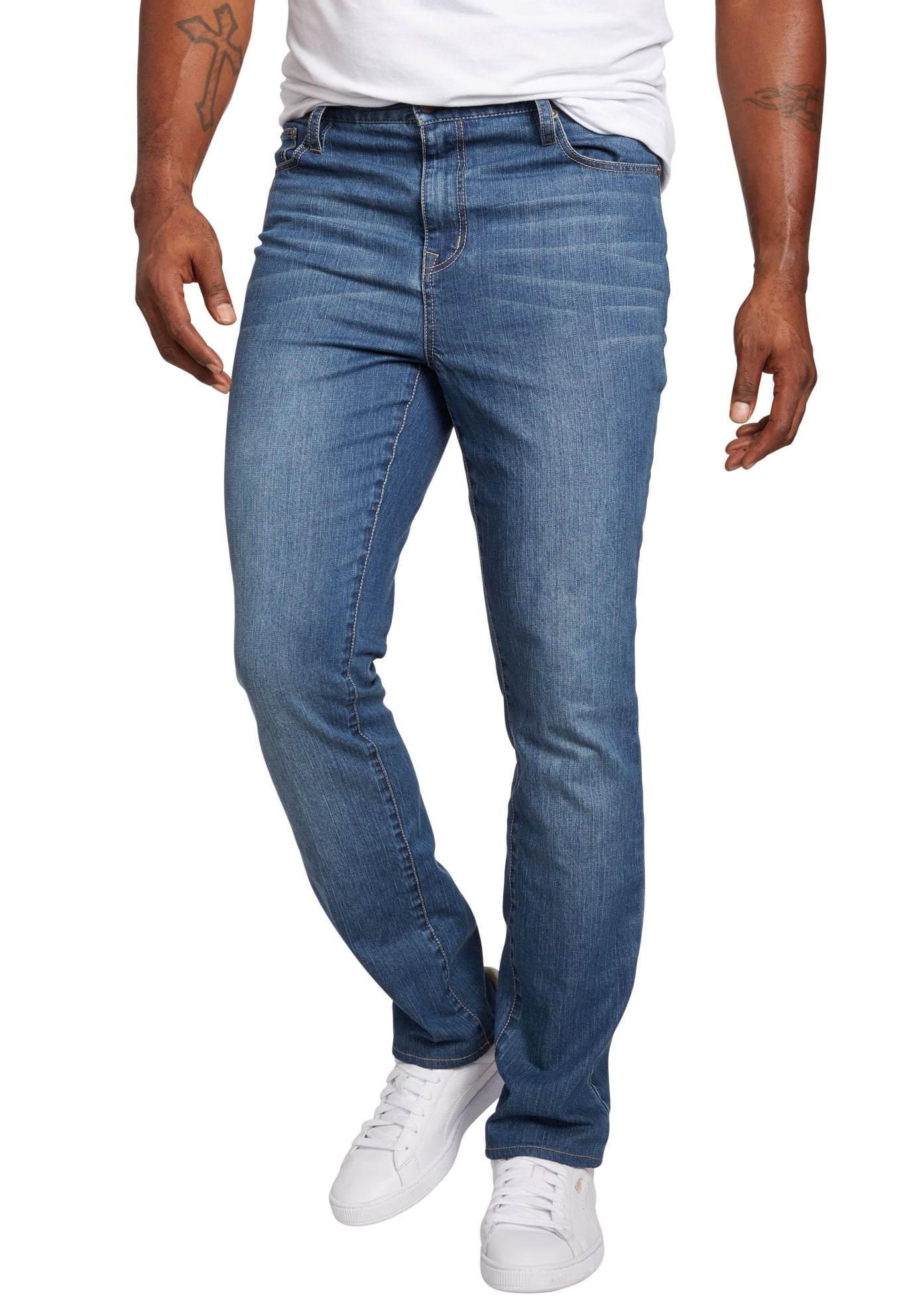 Liberty Blues Men's Big & Tall ™ Straight-Fit Stretch 5-Pocket Jeans ...