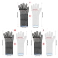 thumbnail image 5 of tegongse Cut Resistant Glove with Arm Protection Sleeves Level Stainless Steel Mesh Metal Glove Butchers Metal Glove for Meat Fish, 5 of 16