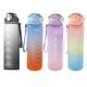 thumbnail image 4 of Bicicleta Botella de agua de plástico con marcador de tiempo Taza de bebida a prueba de fugas deportiva (Azul) Tmvgtek Accesorios para bicicletas, 4 of 9