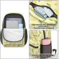 thumbnail image 4 of Lemon and Slice Yellow Pattern 17" School Backpacks for Teens,Waterproof Oxford Fabric,S-Shape Padded Straps for School,Travel,Hiking,Camping, 4 of 6