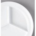 thumbnail image 1 of Carlisle Kingline 8 3/4" White 3-Compartment Plate - 12/Case, 1 of 5