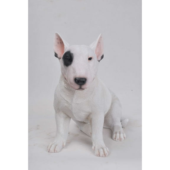 Hi-Line Gifts Bull Terrier Dog Outdoor Garden Statue - 16"