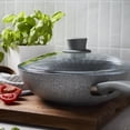 thumbnail image 5 of ZWILLING Parma Plus Ceramic 11-inch Aluminum Ceramic Nonstick Wok with Lid, 5 of 6