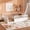 White, variant on Queen Montessori Floor Bed with Safety Guardrails, Low Profile Wood Platform Bed Frame, No Box Spring Needed, for Shared Bedroom, White