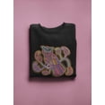 thumbnail image 3 of Owl In Colorful Style Sweatshirt Women -Image by Shutterstock, Female 4X-Large, 3 of 4