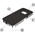 thumbnail image 4 of Speck CandyShell Case for Samsung Galaxy S7, White/Black, 4 of 5