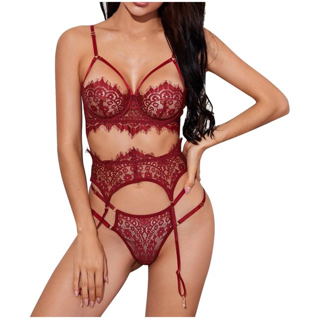 Intimates Fashion Lace Underwear Sleepwear Pajamas Garter