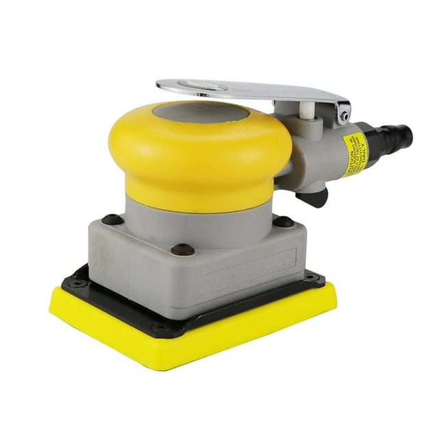 Mini Air Sander, Rectangle Size Is 70 * 100mm Pneumatic Air Polishing Machine Tool Grinder Efficient Strong Viscous Sand Paper Machine ,Easy to Use