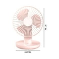thumbnail image 3 of YgkuHd Portable Desktop Fan Oscillating Fan 10 Speeds Fan Strong Wind Quiet Operation Work Fan for Home Bedroom Office Desk Outdoor Clearance, 3 of 7