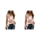 thumbnail image 3 of Guardurnaity Chaleco de algodón estampado para mujer, camiseta sin mangas informal holgada, ropa deportiva para vacaciones en la playa, Top Type11 NO11, 3 of 6