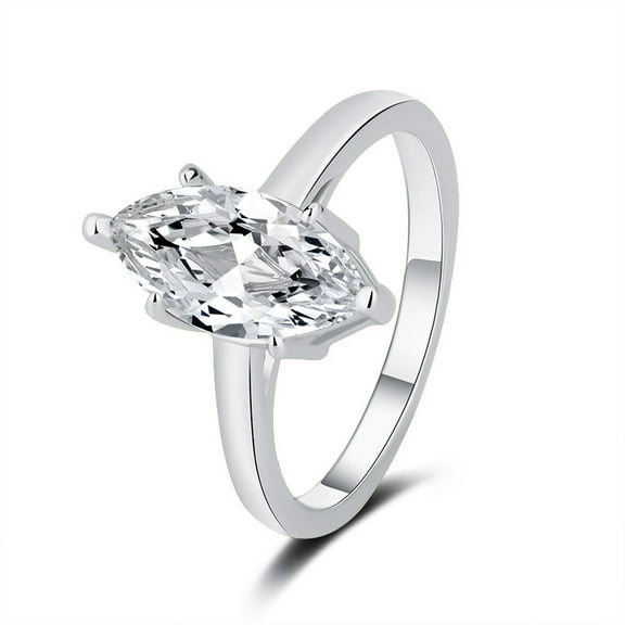 2 Carat Moissanite Rings for Women D-Color S925 Gold Moissanite Wedding Ring Set for Bridal Set Simulated Diamond Promise Ring Fiancee Lab Grown Diamond Engagement Rings Lady
