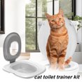 thumbnail image 2 of Guardoinrt Cat Toilet Matte For Solution For Cat S Bathroom easy cleaning, keeping Needs, 2 of 6
