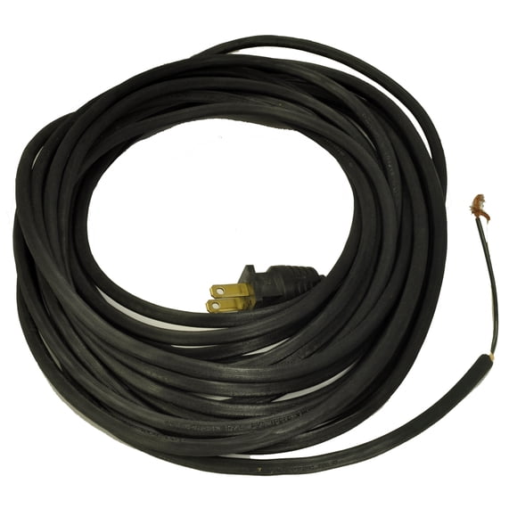 Vacuum Cleaner Power Cord 30 Foot Black 2 Wire