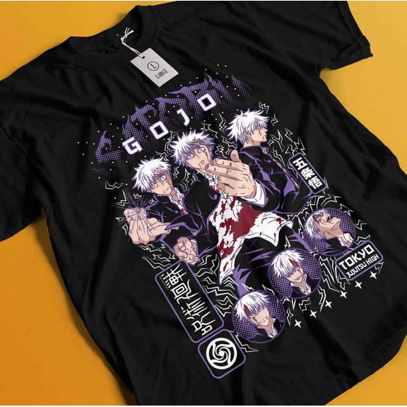 Gojo Satoru T-Shirt Sukuna Shirt Jujutsu Kaisen Sizes S-5Xl GooGate