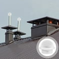 thumbnail image 1 of KALLORY Couvercle de Ventilation Rond en Plastique Blanc pour Sécheuse Extérieur, Écran de Protection pour Installation Murale, 1 of 8
