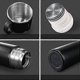 thumbnail image 4 of Vacuum Insulated Bottle 500ml/17.6oz Stainless Steel Thermos Flask with Mug for Coffee Tea Hot Drink and Cold Drink (Red), 4 of 5