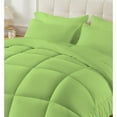 thumbnail image 3 of 3 Piece New Fluffy Pattern Comforter Set, 800 TC, 100% Egyptian Cotton, King/California King Size Sage Solid, 3 of 6