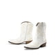 thumbnail image 4 of Botas de Tobillo Vaqueras para Mujer DREAM PAIRS con Punta Cuadrada Blanca, 4 of 7
