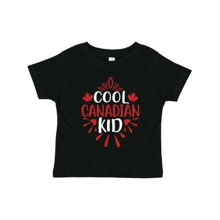 

Inktastic Cool Canadian Kid Maple Leaves and Hearts Gift Toddler Boy or Toddler Girl T-Shirt