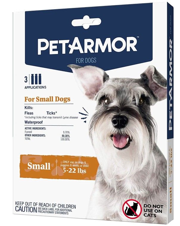 PetArmor Flea and Tick Treatment for Small Dogs (522 Pounds) [Dog