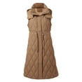 thumbnail image 4 of Winter Coats for Women Puffer Plus Size Waterproof Long Jackets Hooded Warm Winter Coat (Brown XL), 4 of 8