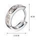 thumbnail image 3 of Fiudx Ofertas relámpago del día Pendientes clásicos e incrustaciones en circonitas brillantes para mujer, regalo de joyería, 3 of 4