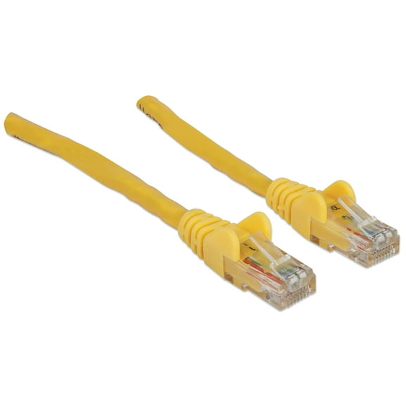 Intellinet Network Cable, Cat6, UTP, 100% Copper, 1.5 ft., Yellow