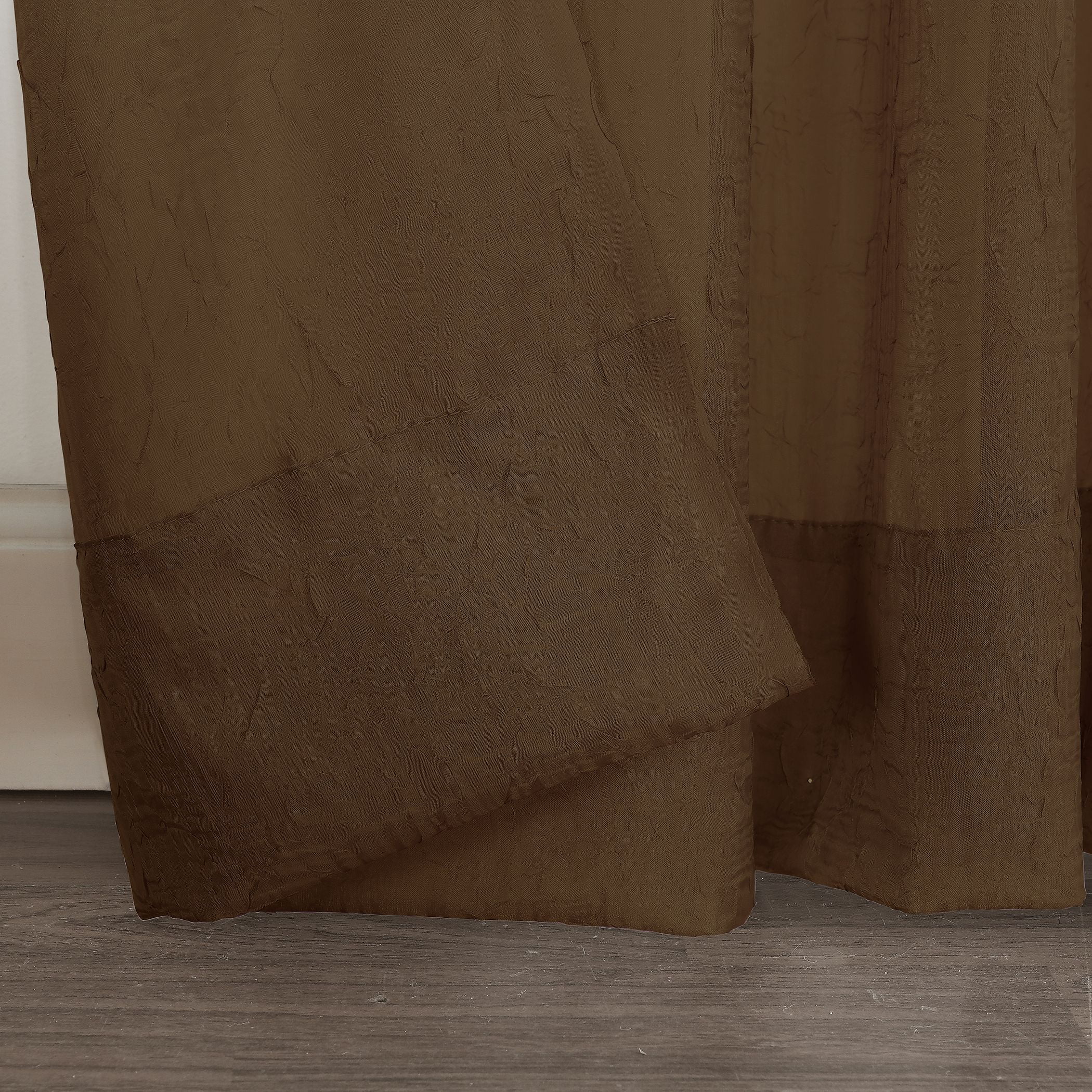 SUN TEXTILE CRUSHED ROD POCKET CURTAIN