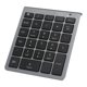 thumbnail image 2 of Antideslizante Bluetooth Number Pad 28 Teclas Number Inalámbrico Numérico Negro perfke teclado numérico, 2 of 5
