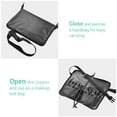 thumbnail image 2 of Byootique 2in1 Foldable Brush Holder Waist Bag Cosmetic Makeup Belt Organizer PVC Storage Bag, 2 of 11