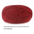 thumbnail image 4 of BrowQuartz Yarn for Knitting Multicolored Sweater Scarf Gloves Bundle Handmade Gifts Durable Arts 4-Ply for Knitters Beginners Parties 29deep roman red, 4 of 5