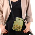 thumbnail image 4 of HELLHERO Sunflower Underarm Shoulder Bag with Zipper Closed Polyester Women 4.33"x1.97"x7.09" for Travel Daily Use, 4 of 7