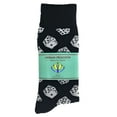 thumbnail image 5 of Urban-Peacock Men's Novelty Fun Dress Socks - Dice - Black - 1 Pair, 5 of 5