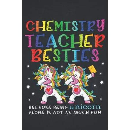 Unicorn Teacher: Chemistry Teacher Besties Teacher's Day Best Friend Composition Notebook College Students Wide Ruled Lined Paper Magic (Runes Of Magic Best Class)