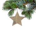 thumbnail image 3 of Christmas Hammered Metal Ornament Star - Set of 12, 3 of 3