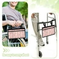 thumbnail image 3 of Jiueut Heart Pig Wheelchair Side Organizer Storage Bag Armrest Pouch Wheelchair Bags to Hang on Side 2 Pockets for Women Animal Print Wheelchair Side Bags for the Armrest, 3 of 7