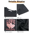 thumbnail image 5 of MOSHU Mothers Day Shirts for Women Round Neck Women T-Shirts Short Sleeve Loose Graphic Tees, 5 of 9