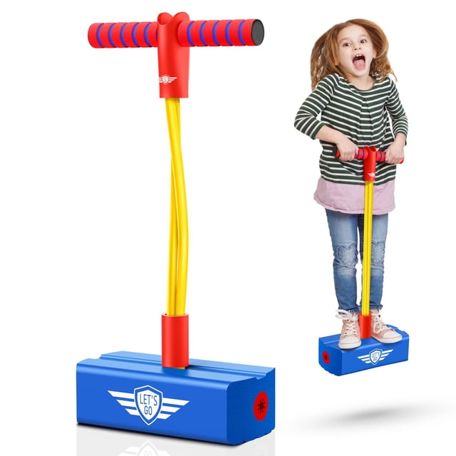 Pogo Jumper CUUGO ¡VAMOS! Espuma CG para niños de 3 a 12 años, color morado