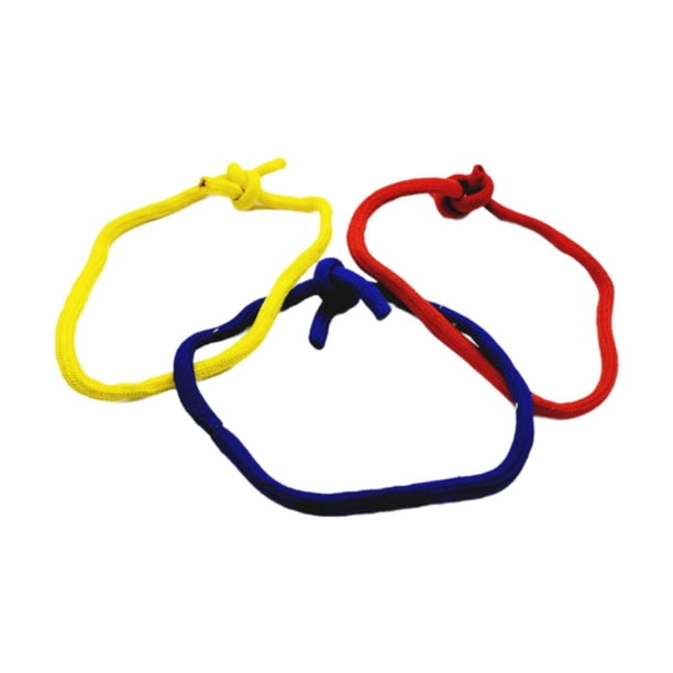 Enlace de bucles de cuerda, accesorios para trucos de mago, tres cuerdas, fácil de operar, accesorios para trucos de ilusionismo para principiantes,