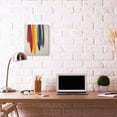 thumbnail image 2 of Stupell Industries Rainbow Ribbons Abstract Shape Design Canvas Wall Art by Third and Wall, 16" x 20", 2 of 5
