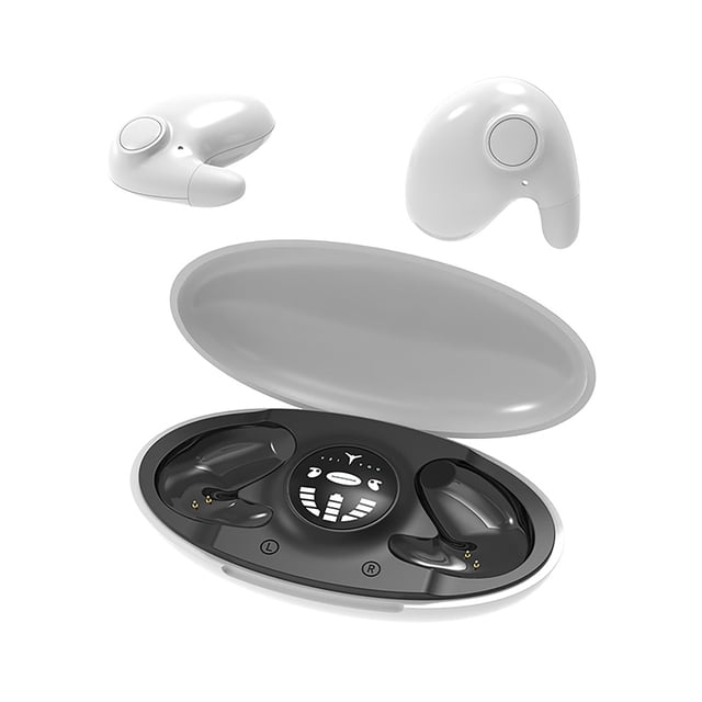 Ganfancp Md538 Auriculares Bluetooth para Dormir Auriculares Estéreo Bilaterales Inalámbricos de Conducción No Intraauricular con Batería de Larga Duración Ofertas y Liquidaciones 1X Auricular Blueto