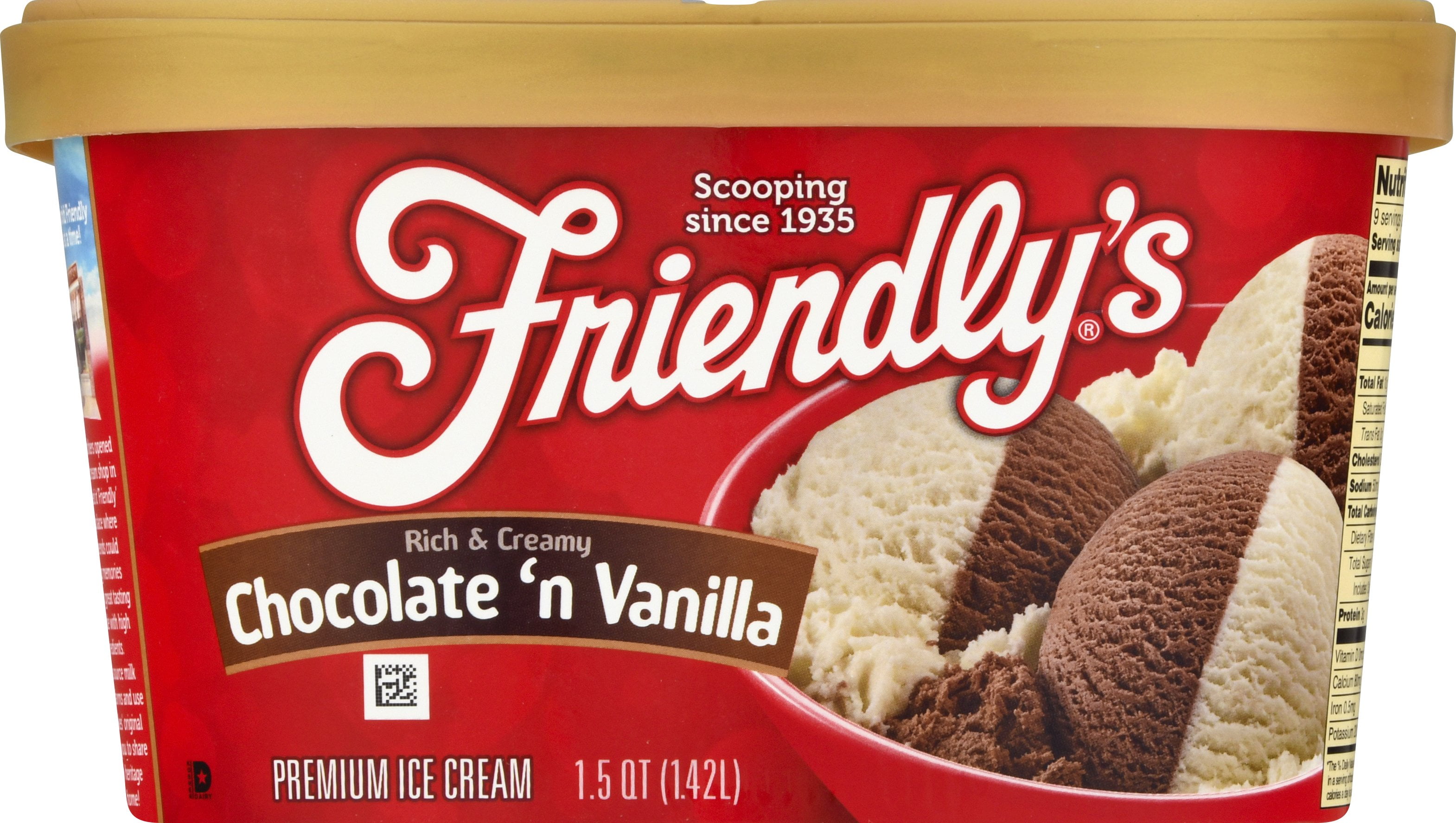 Friendly S Chocolate N Vanilla Ice Cream 1 5 Qt Carton Walmart Com Walmart Com Friendly S Chocolate N Vanilla Ice Cream 1 5 Qt Carton Walmart Com Walmart Com