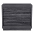thumbnail image 1 of Navis Contemporary 26" Nightstand in Charcoal Gray (2-Drawer), 1 of 7