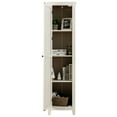 thumbnail image 2 of Resenkos Linen Tower Bathroom Storage Cabinet Tall Slim Side Organizer with Shelf-White, Bathroom Cabinets for Entryway Storage, Home Office Furniture, 2 of 9