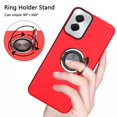 thumbnail image 4 of For Motorola Moto G Power 5G 2024 Metal Ring Stand Magnetic Car Mount Hybrid Impact Protective Shockproof Case Cover Purple, 4 of 5