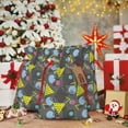 thumbnail image 6 of Naloa Geometric Drawstring Christmas Bags, 3D Xmas Gift Bags, Christmas Wrapping Bags, Xmas Goodie Bags, Treat Pouch Bags, Party Favor Bags-Small, 6 of 9