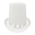 thumbnail image 1 of GUOOL Top Hat Comfortable Creative Gift Costume Accessory for Stage Show Roles Playing White, 1 of 6